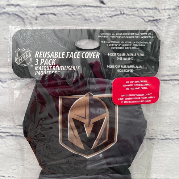 NFL Reusable Face Cover 3 Pack - Picture 2 of 5